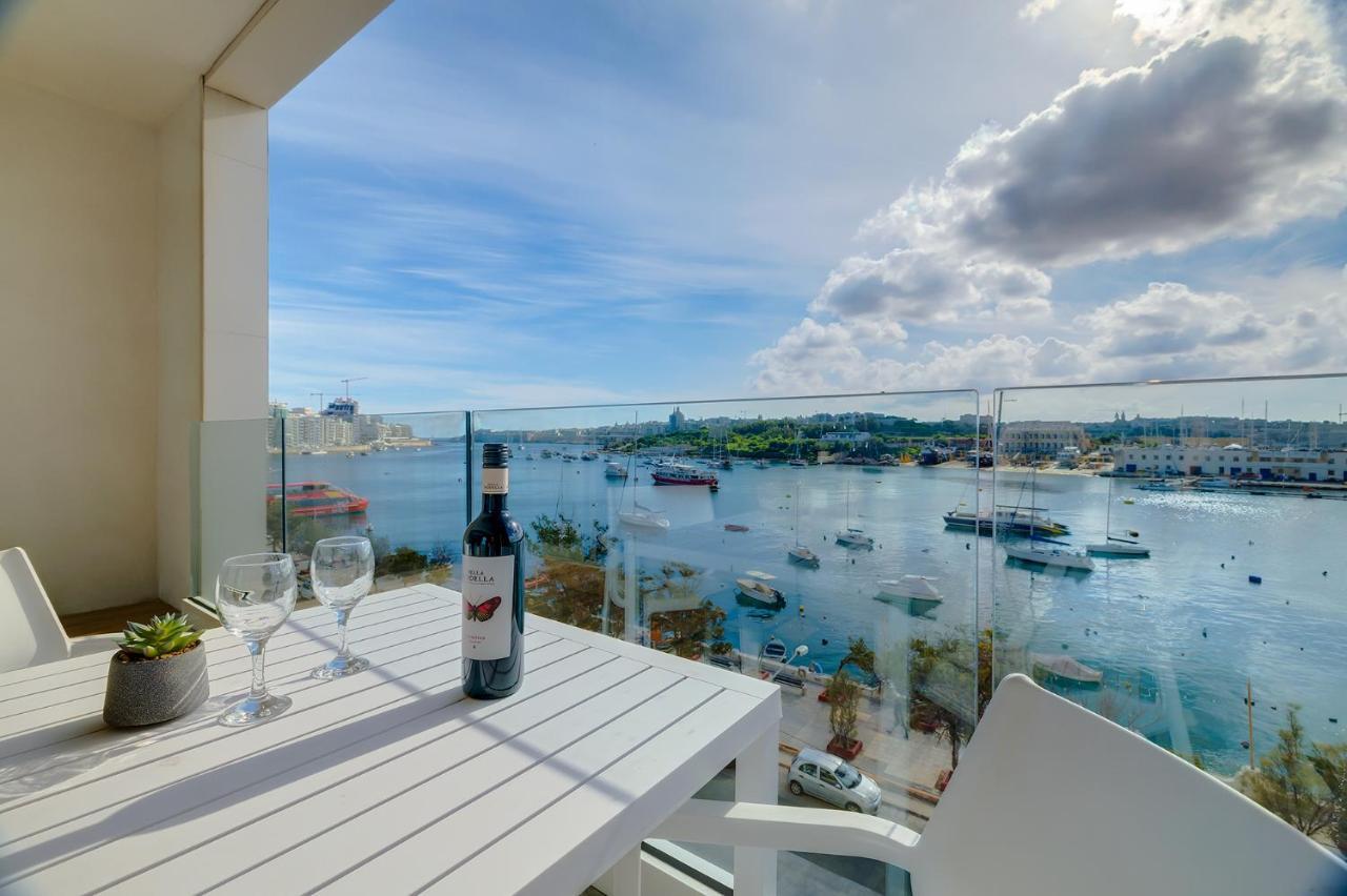 Superlative Apartment With Valletta And Harbour Views Sliema Exterior photo